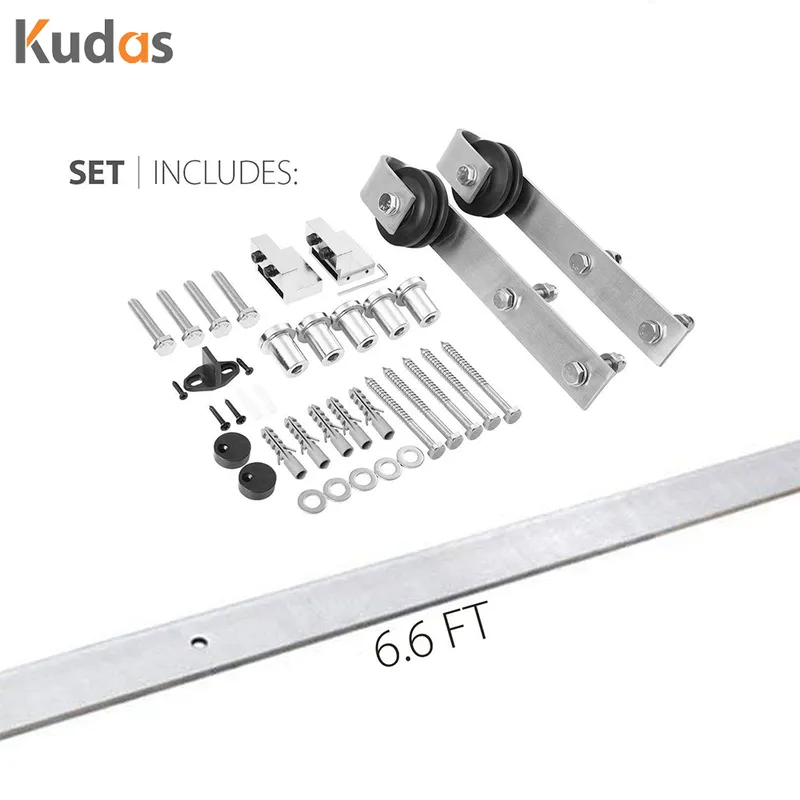 Single Sliding Door Single Bracket Rail Roller Hanger Pulley Barn Door