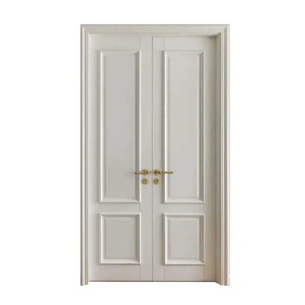 باب فندق أمريكي بتصميم بسيط من الميلامين الخشبي باب خشبي داخلي