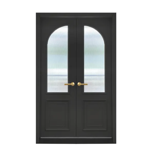 أبواب داخلية من خشب التنوب الصلب غير المطلي ومملوءة بأبواب القشرة