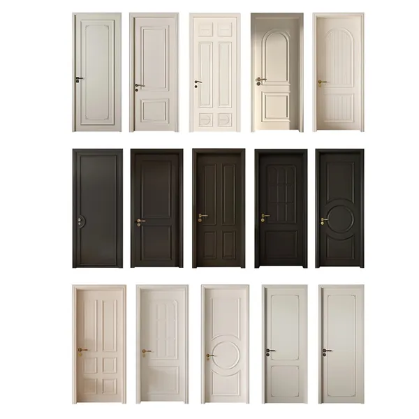 اللوحة الخشبية الميلامين باب الفندق باب الغرفة الداخلية الخشب