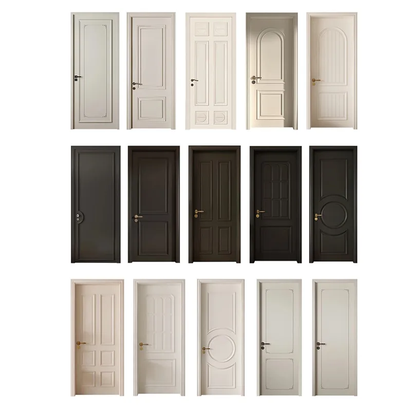 اللوحة الخشبية الميلامين باب الفندق باب الغرفة الداخلية الخشب