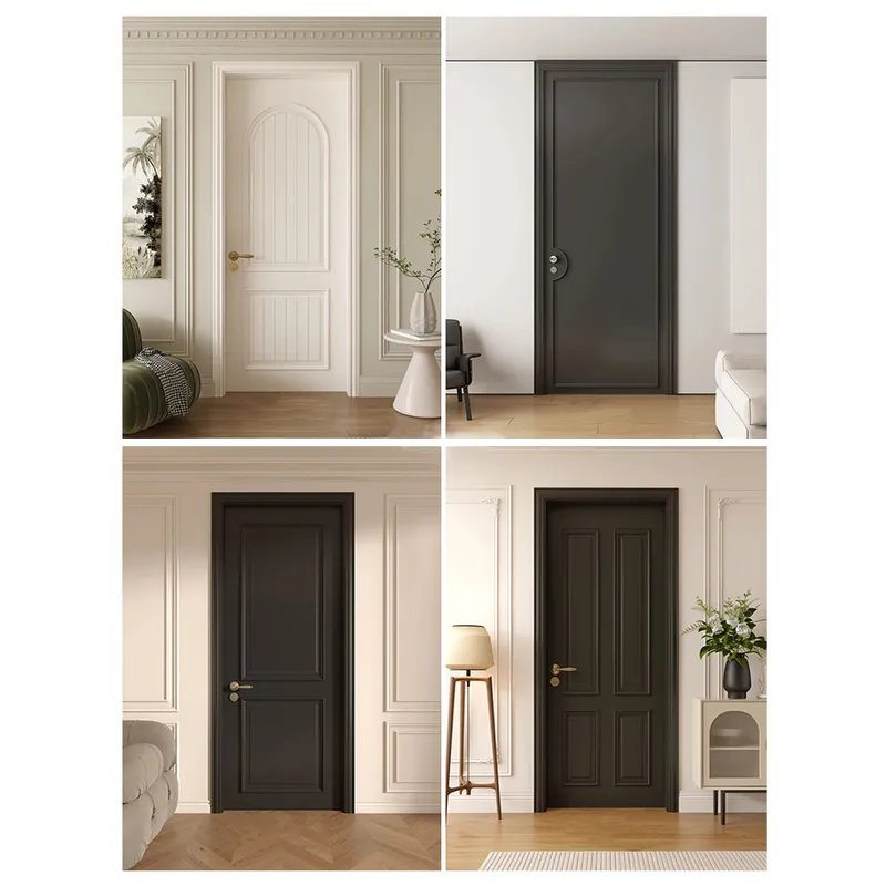 اللوحة الخشبية الميلامين باب الفندق باب الغرفة الداخلية الخشب