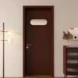 باب مصنع mdf باب ميلامين صلب أبواب داخلية خشبية عازلة للصوت