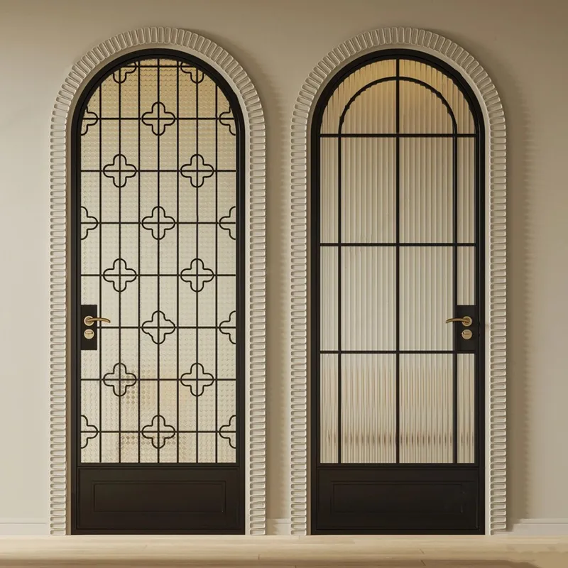 House Interior Internal Wood Doors Glass Glass Door for shop