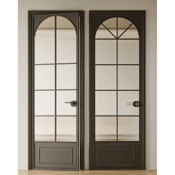 3 Panel Glass Patio Exterior Security Narrow Frame Sliding Doors for Villa