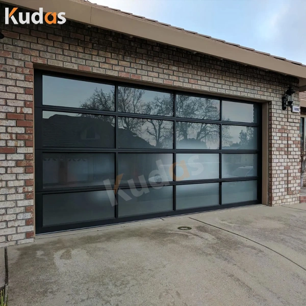 Automatic Insulation Sectional Long Rectangle Garage Door for Villa