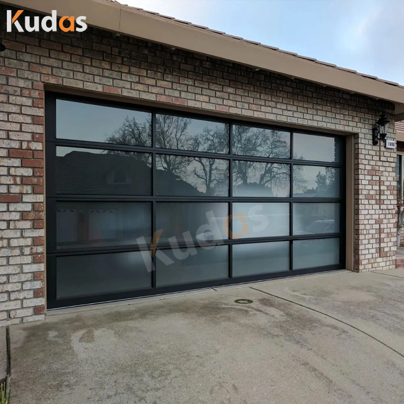 Automatic Insulation Sectional Long Rectangle Garage Door for Villa