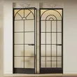 3 Panel Glass Patio Exterior Security Narrow Frame Sliding Doors for Villa