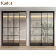 Aluminum Profile Sliding Soundproof Double Glaze Exterior Glass Door