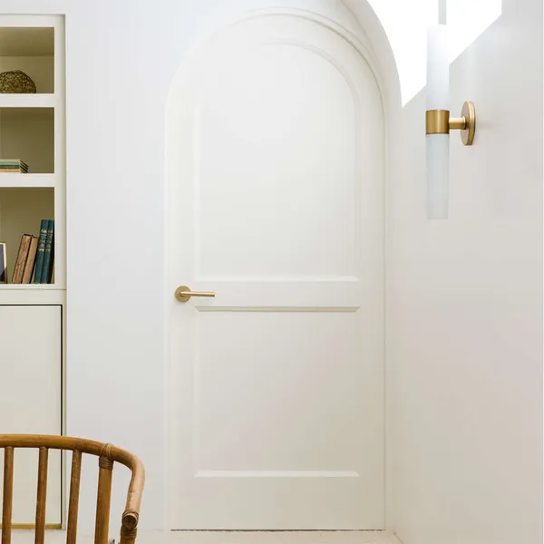 باب خشبي صلب للمنزل الداخلي مع إطار باب خشبي صلب