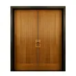 باب داخلي من خشب mdf لغرفة المنزل من سلسلة دافق بقشرة خشبية من خشب mdf