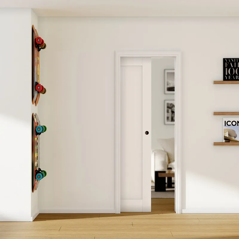 Exterior Interior Composite Wood Security Doors For Bedroom