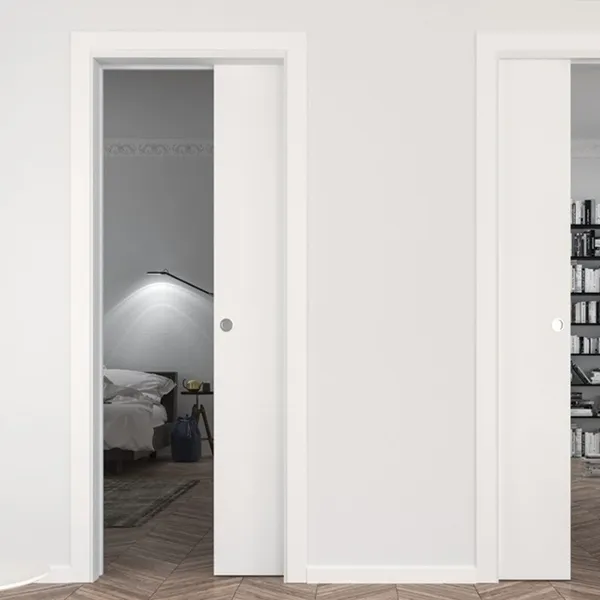 Exterior Interior Composite Wood Security Doors For Bedroom