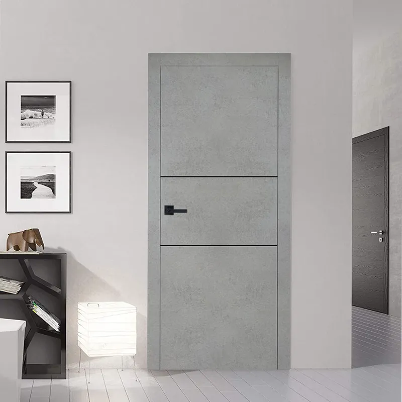 صديقة للبيئة wpc بلاطة عازلة للصوت باب الخشب المركب الداخلي