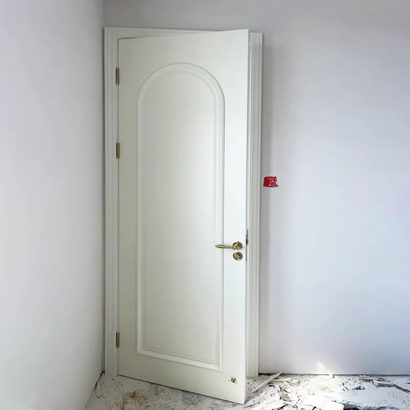 مؤسسة الفيلا الداخلية صامتة ذات جودة عالية باب خشبي أنيق