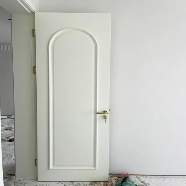 مؤسسة الفيلا الداخلية صامتة ذات جودة عالية باب خشبي أنيق