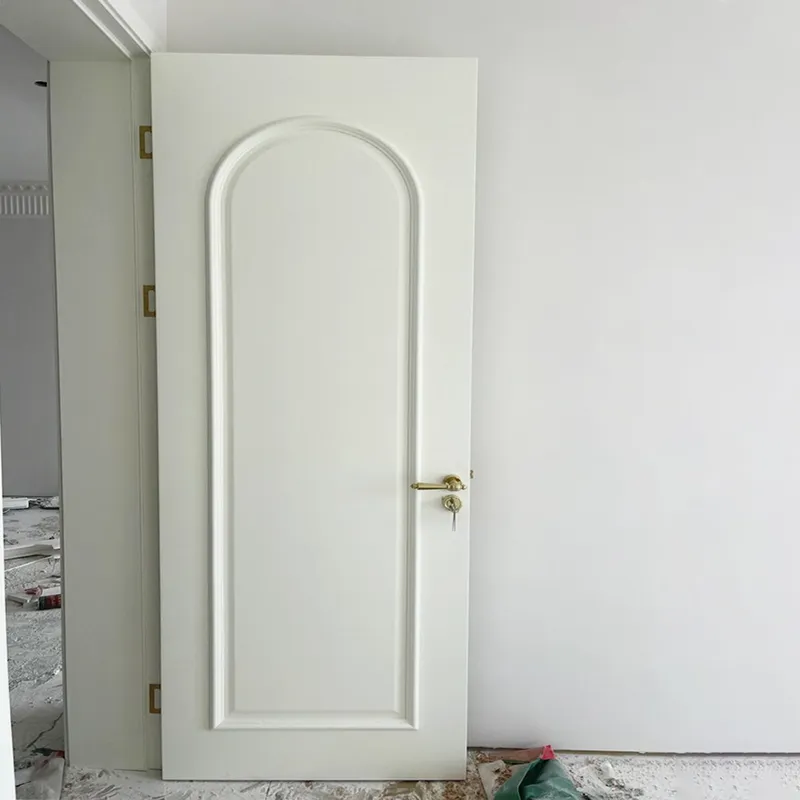 مؤسسة الفيلا الداخلية صامتة ذات جودة عالية باب خشبي أنيق