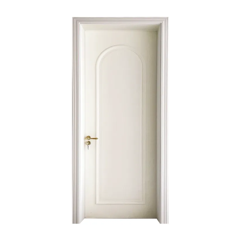 مؤسسة الفيلا الداخلية صامتة ذات جودة عالية باب خشبي أنيق