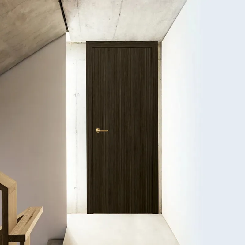 أحدث تصميم للفلل الفاخرة ذات الأبواب الخشبية الصلبة الداخلية