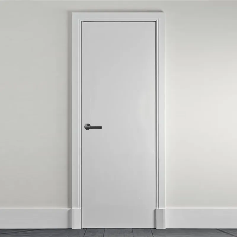 أبواب داخلية من الخشب المركب من Kudas، باب غرفة خشبي ذو قلب صلب MDF