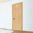 باب داخلي خشبي متين للمنزل مع معالجة سطحية للطلاء