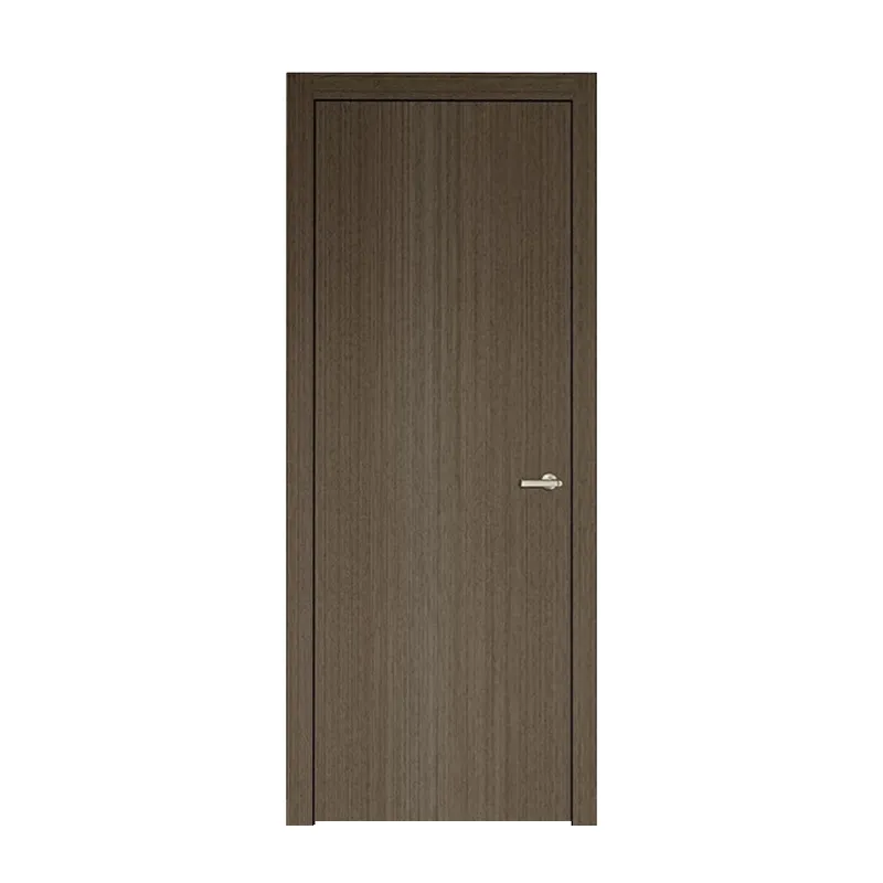 غرفة داخلية منزل hdf لوحة mdf باب داخلي بقشرة خشبية صلبة