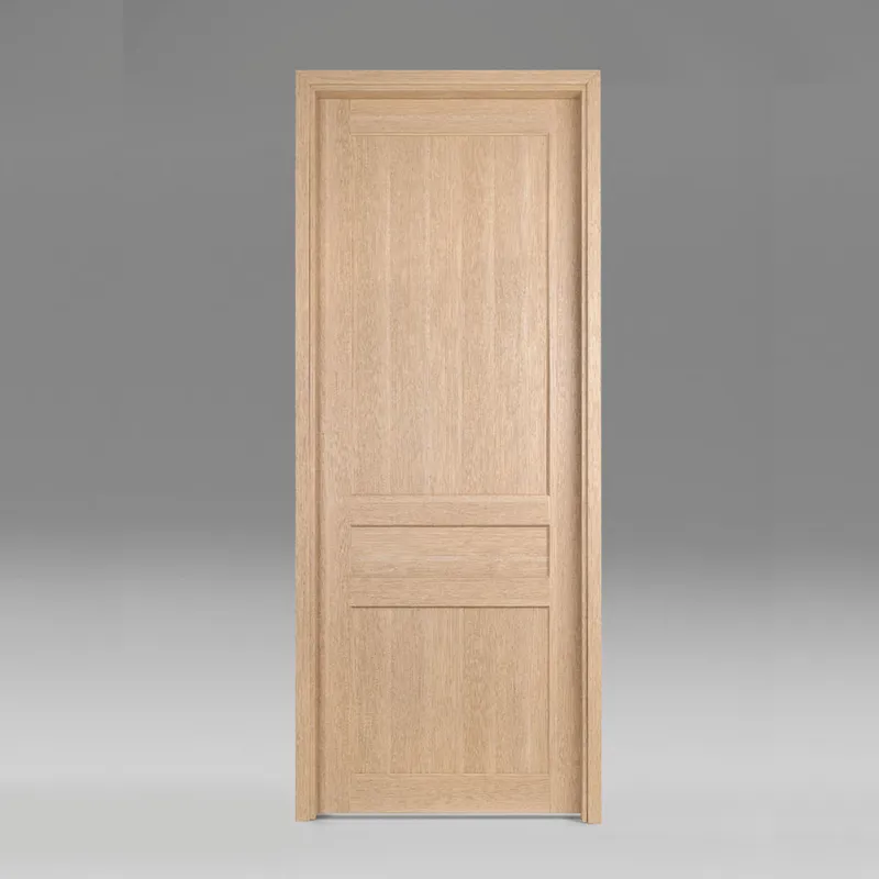 باب داخلي مقاوم للماء لغرفة النوم مُعلق مسبقًا من الخشب الصديق للبيئة