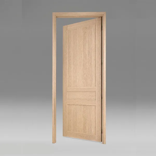 باب داخلي مقاوم للماء لغرفة النوم مُعلق مسبقًا من الخشب الصديق للبيئة