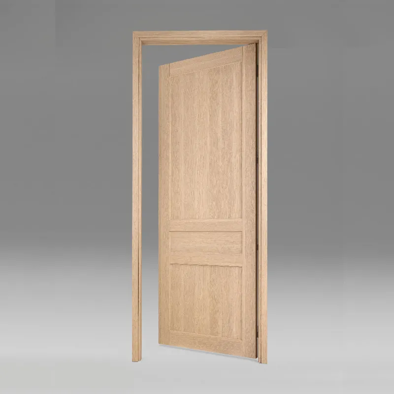 باب داخلي مقاوم للماء لغرفة النوم مُعلق مسبقًا من الخشب الصديق للبيئة