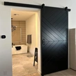 Interior Sliding Mirror Black Door Design Sliding Barn Door Hardware