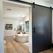 Interior Sliding Mirror Black Door Design Sliding Barn Door Hardware