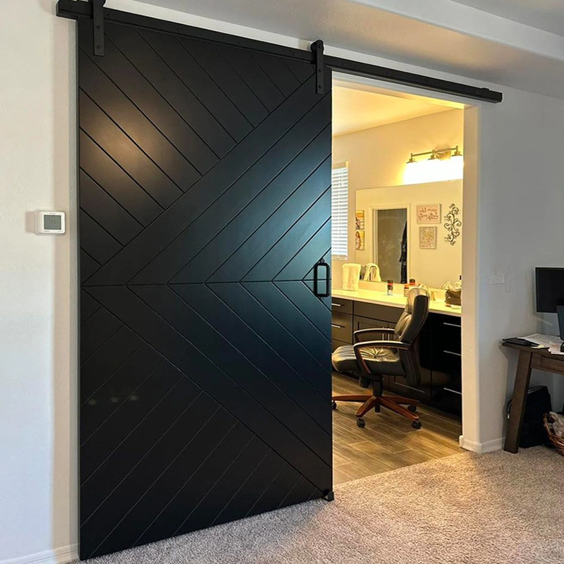 Interior Sliding Mirror Black Door Design Sliding Barn Door Hardware