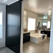 Interior Sliding Mirror Black Door Design Sliding Barn Door Hardware