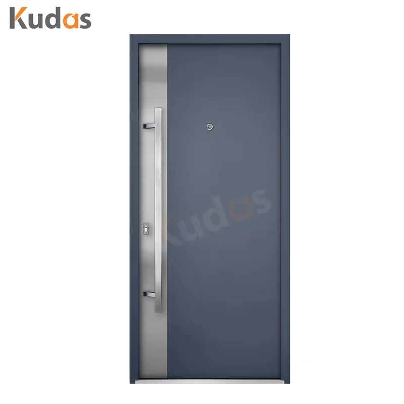 Main Exterior Entrance Entry Front Stainless Steel Pivot Metal Door
