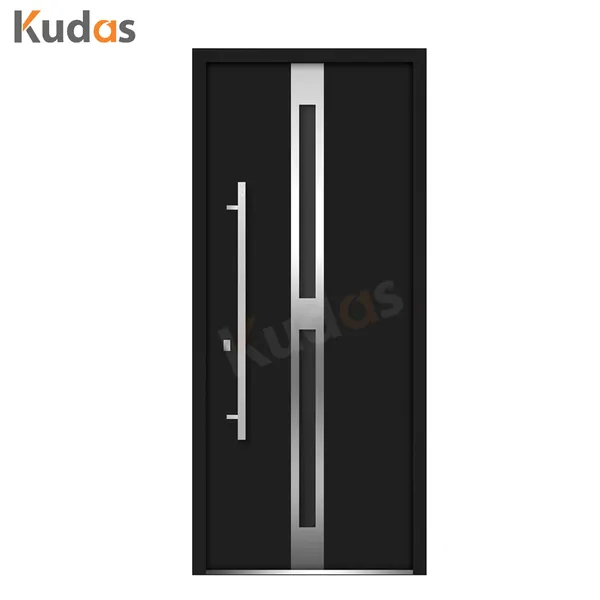 Kudas Modern Luxury Entry Front Exterior Metal Security Steel Door