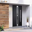 Kudas Modern Luxury Entry Front Exterior Metal Security Steel Door