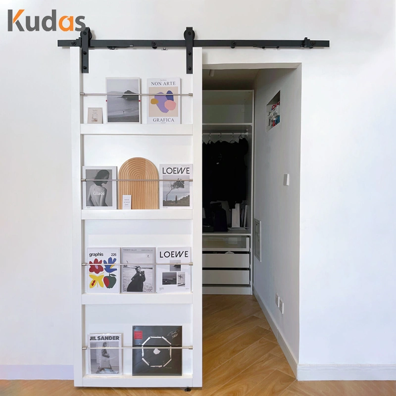 Kudas Interior Composite Doors Sets Bookshelf Sliding Door House Barn Door