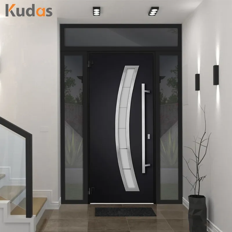 Security Stainless Steel Single Door Satety Entrance Main Metal Door