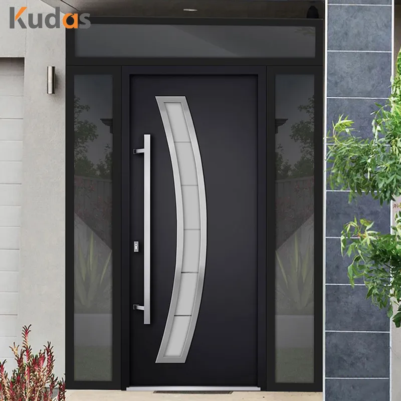 Security Stainless Steel Single Door Satety Entrance Main Metal Door