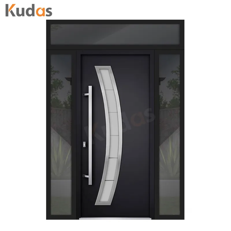 Security Stainless Steel Single Door Satety Entrance Main Metal Door