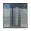 Kudas Luxury Steel Metal Glass Doors Exterior Entrance Door 