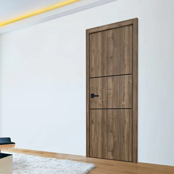 تركيا مطبخ حمام باب خشبي متين داخلي من الخشب الصلب wpc