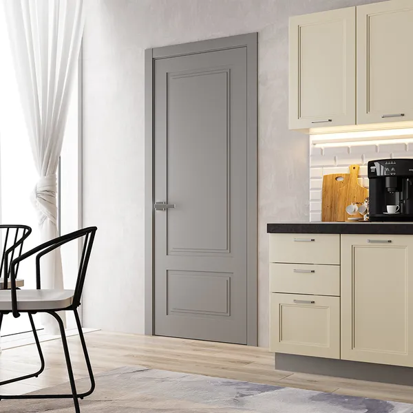 باب داخلي خشبي متأرجح من الزجاج الداخلي للغرفة مخصص