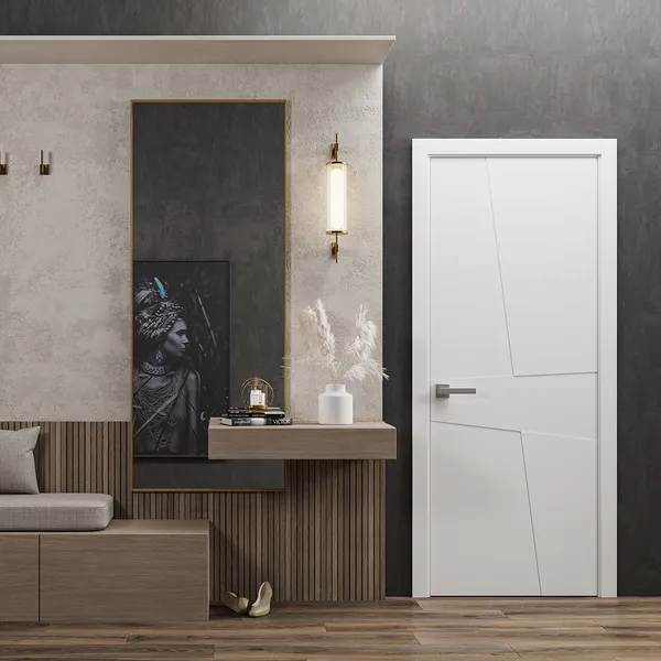 مدخل الغرفة الداخلي mdf PVC الخشبي الخشبي الزجاجي باب الخشب الصلب