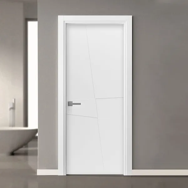 مدخل الغرفة الداخلي mdf PVC الخشبي الخشبي الزجاجي باب الخشب الصلب