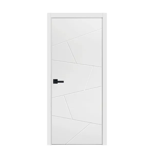 باب خشبي مصفح خشب إم دي إف باب دخول داخلي للغرفة