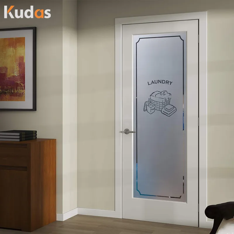 نوافذ وأبواب من الألومنيوم باب زجاجي من الألومنيوم للغسيل