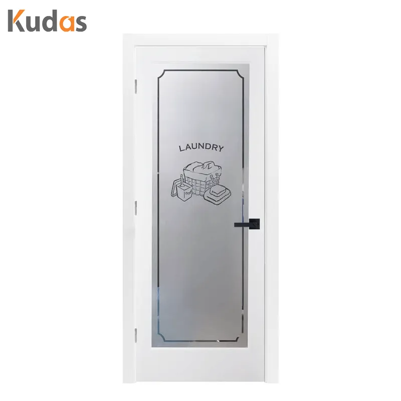 نوافذ وأبواب من الألومنيوم باب زجاجي من الألومنيوم للغسيل