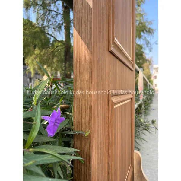 سطح اللوحة الداخلية باب خشبي صلب من الخشب للمشروع