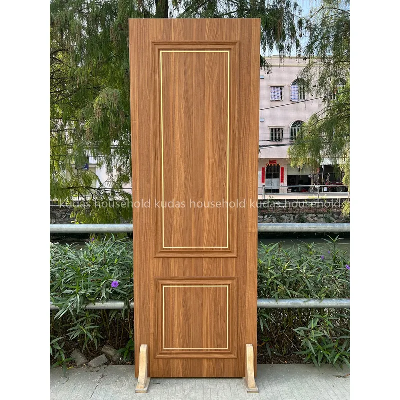 سطح اللوحة الداخلية باب خشبي صلب من الخشب للمشروع